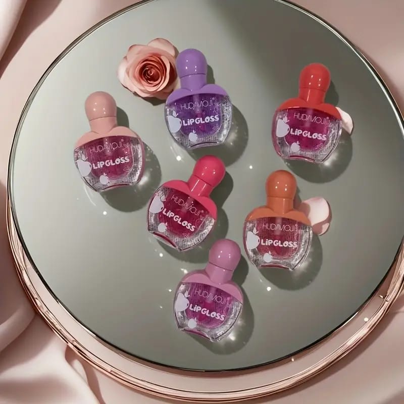 Huda Moji Lip Oil Set – Pink Shades (Pack of 6)