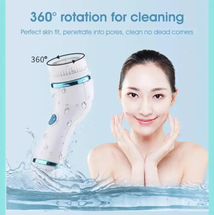 Cnaier 4-in-1 Electric Facial Cleansing Brush