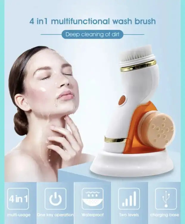 Cnaier 4-in-1 Electric Facial Cleansing Brush