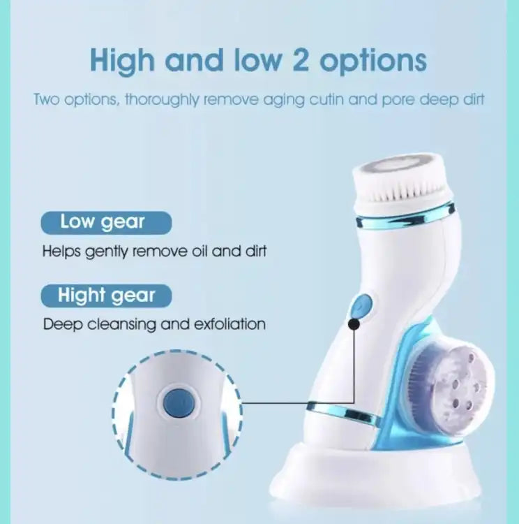 Cnaier 4-in-1 Electric Facial Cleansing Brush