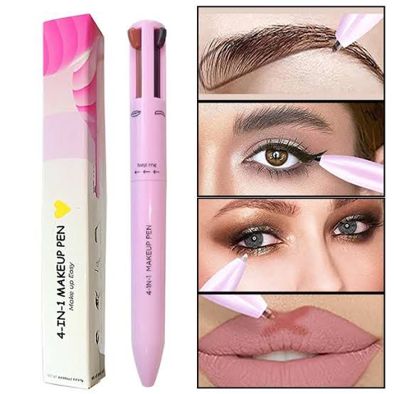 4-in-1 Waterproof Makeup Pen – Eyeliner & Brow