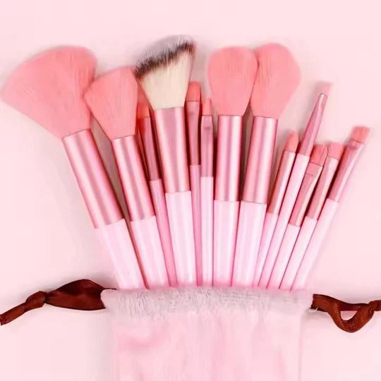 Soft Fluffy Makeup Brush Set – 13 Pcs
