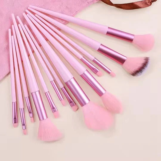 Soft Fluffy Makeup Brush Set – 13 Pcs