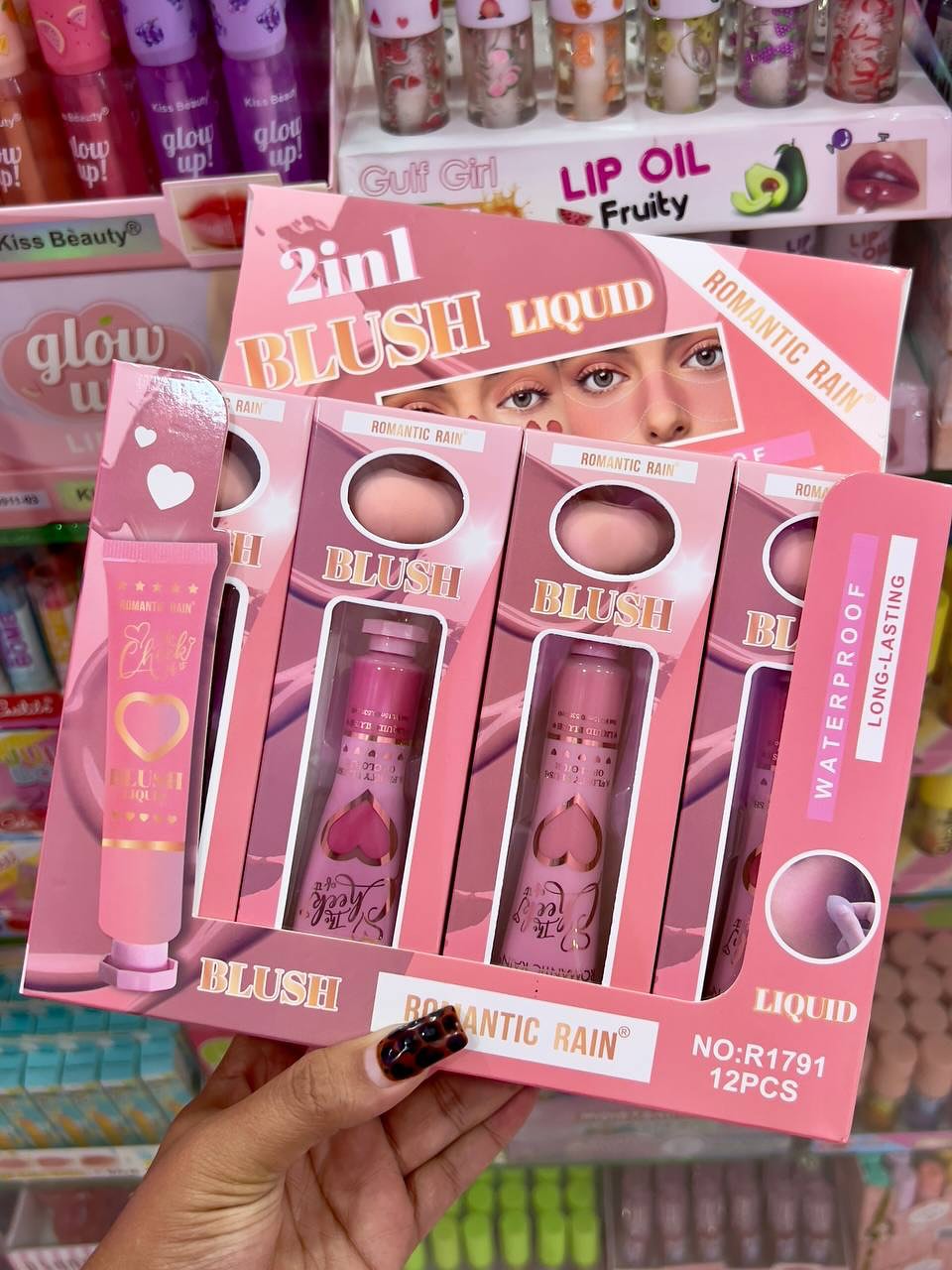 2 in 1 Blush & Blender Deal – Dual-Action Makeup Essential for Effortless Application - Pink (Pack of 2)