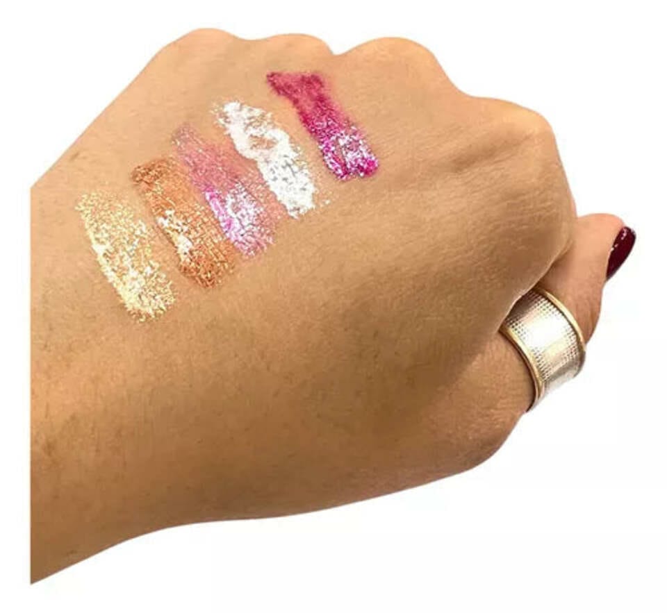3-in-1 Glitter Makeup - Lip Gloss, Eyeshadow & Eyeliner
