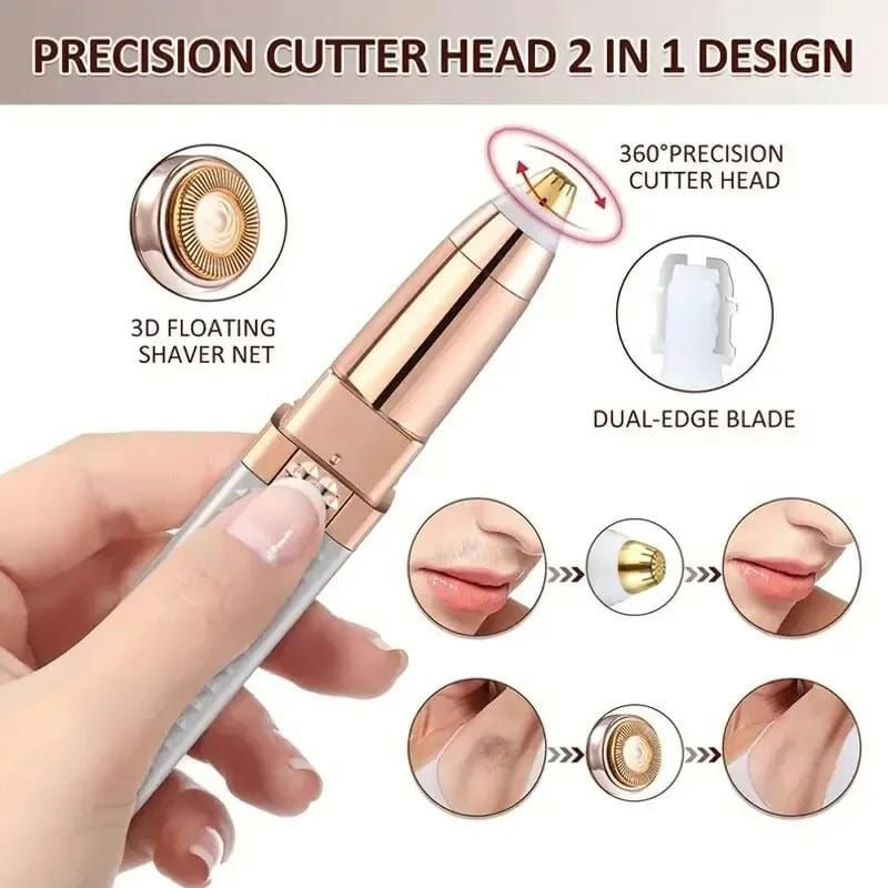 2-in-1 Flawless Facial & Eyebrow Hair Remover
