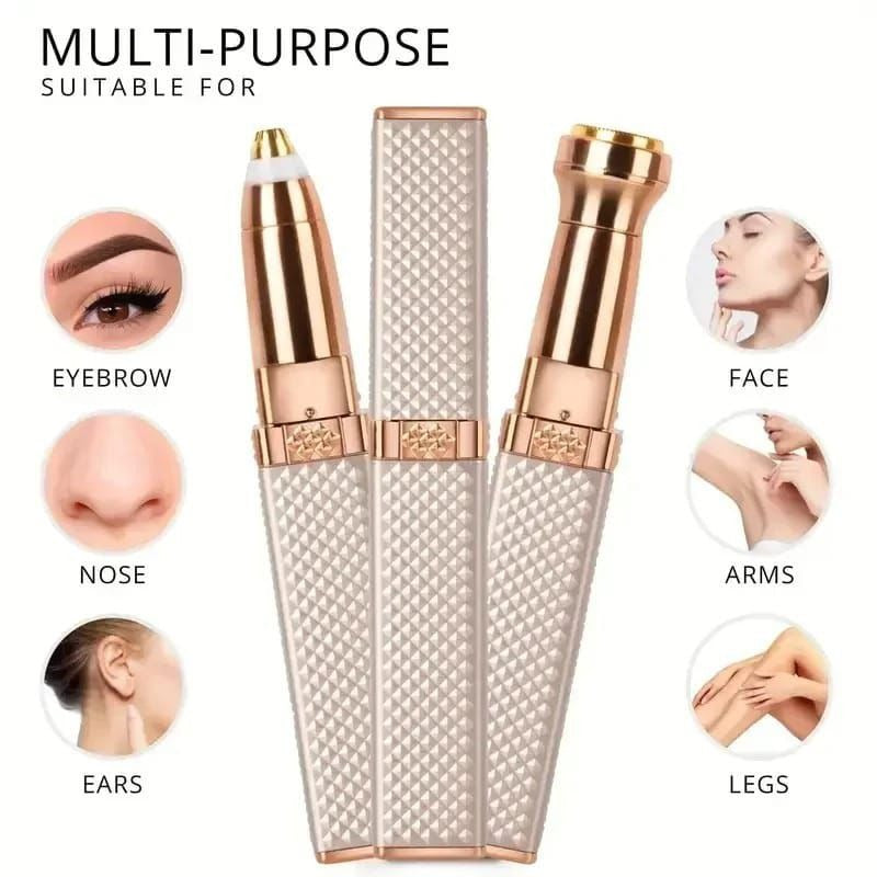2-in-1 Flawless Facial & Eyebrow Hair Remover