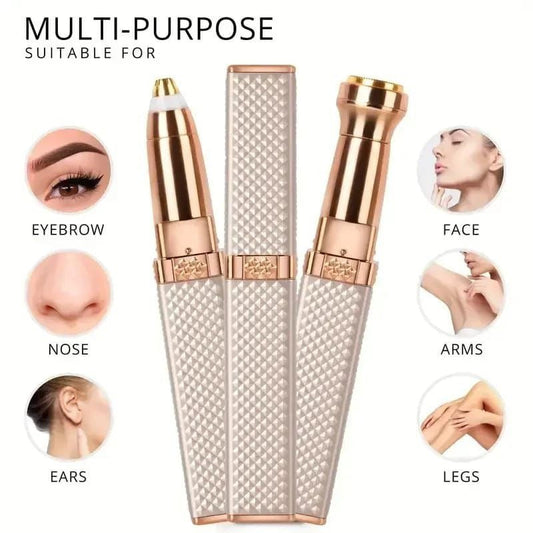 2-in-1 Flawless Facial & Eyebrow Hair Remover