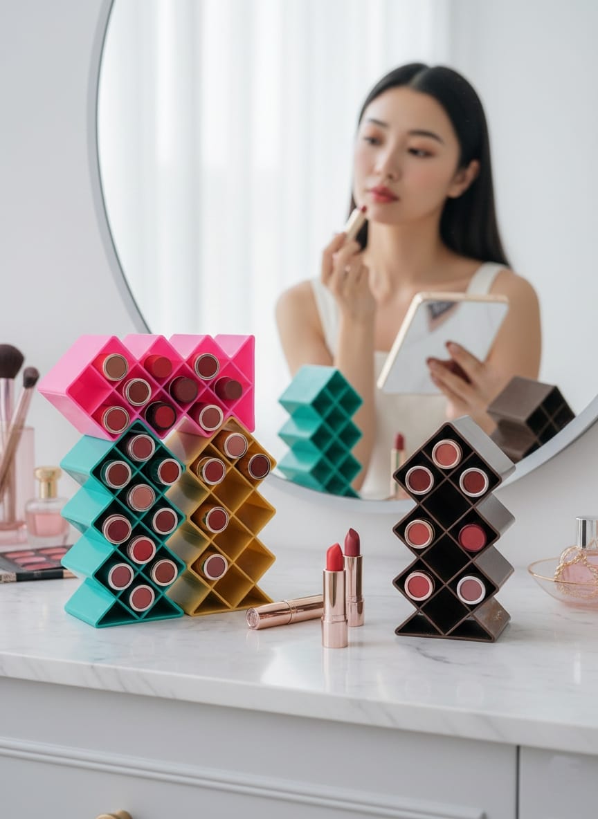 Lipstick Organizer Storage Box (Pack of 2)