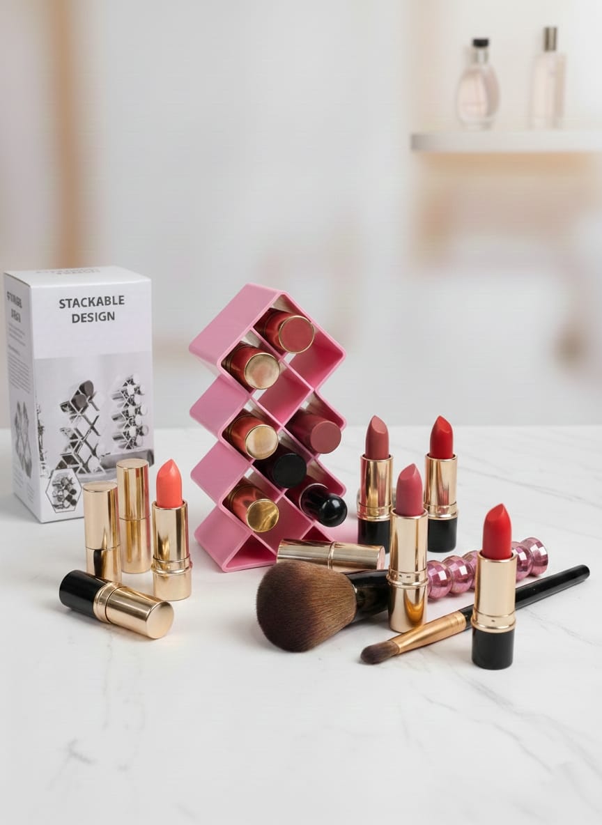 Lipstick Organizer Storage Box (Pack of 2)