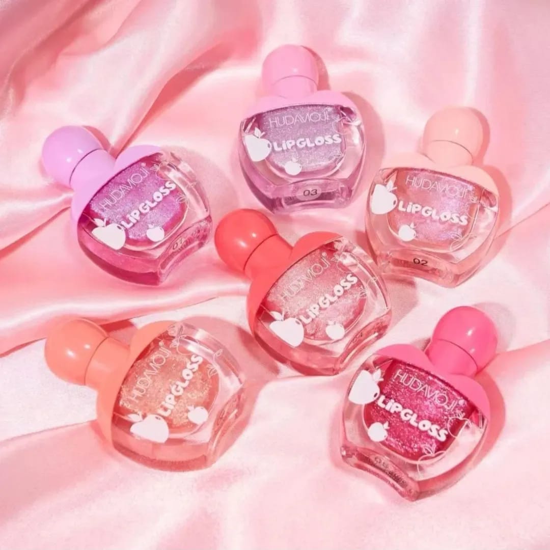 Huda Moji Lip Oil Set – Pink Shades (Pack of 6)