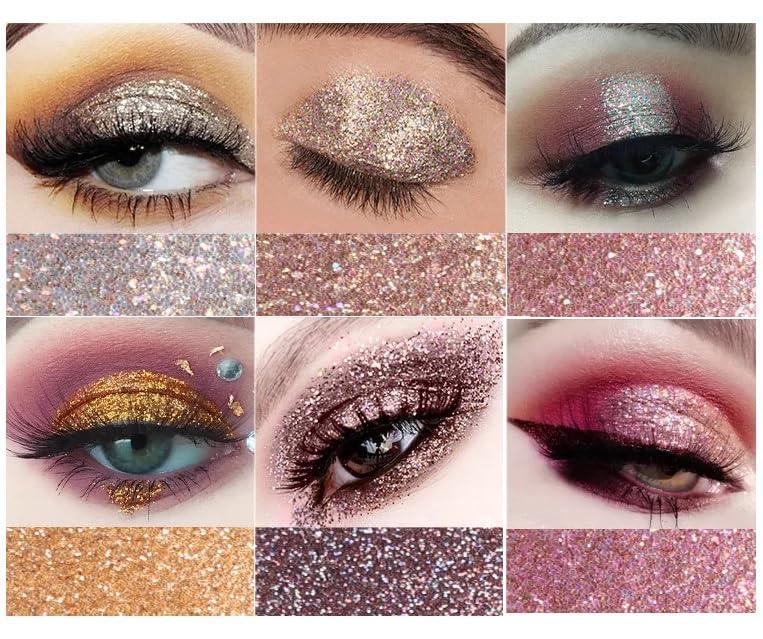 Miss Rose 24-Shade Glitter Eyeshadow Palette