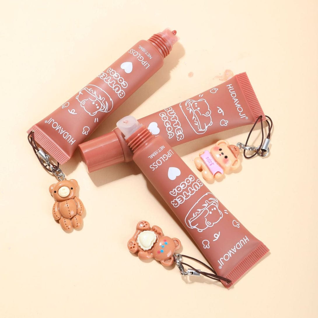 Huda Moji Teddy Lip Gloss Set – Nude (Pack of 2)